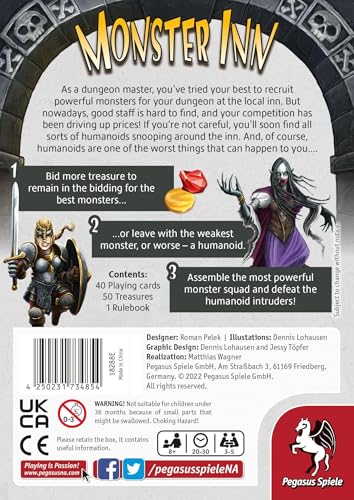 Monster Inn - Juego de mesa para 3-5 jugadores miniatura 4