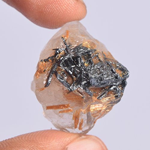 Gemhub 48.00 Ct Unheated Raw Natural Golden Rutilated Rough Rock Crystal Loose Gemstone Dp-808 #TOP1