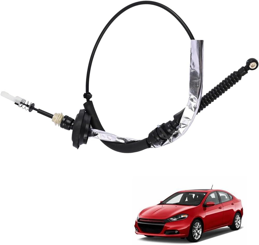 Manual Transmission Shift Cable 68164081AB 68164081AC Compatible with Dodge Dart 2013 2014 2015 2016 1.4L 2.0L 2.4L Auto Gearshift Control Range Selector Lever Cable