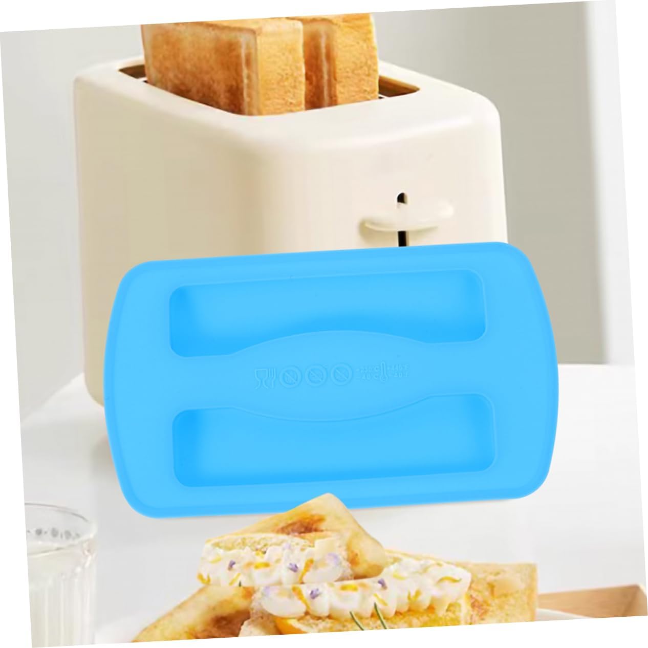 ABOOFAN 2pcs Bread Proofing Cover Toaster Lid Appliance Protector Cover Silicone for Toaster Bread Machine