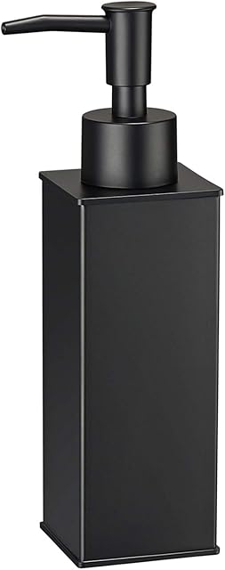 bgl Square Soap Dispenser 304 Stainless Steel Standing hand wash dispenser for Shower, Bathroom, Kitchen, Washroom (Black)
