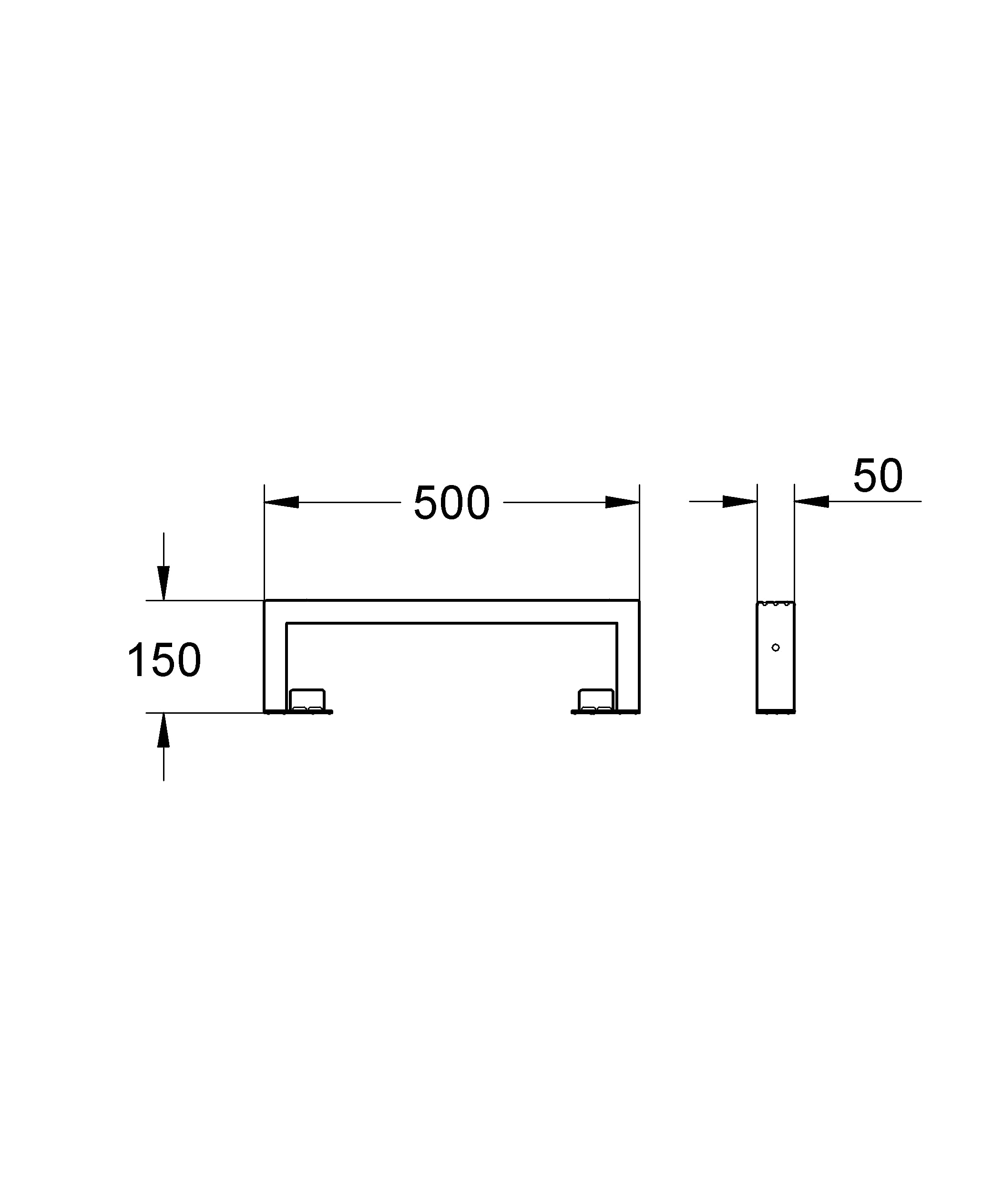 Grohe Rapid SL, Bodenaufbau bis 350mm 38629000