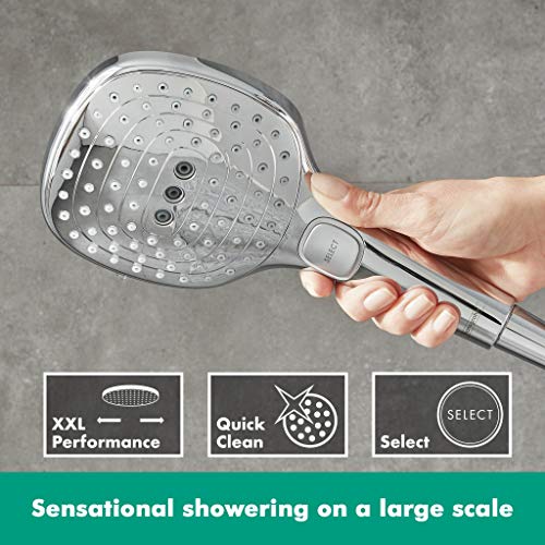 Douchette à main carrée hansgrohe Raindance Select E 3 jets