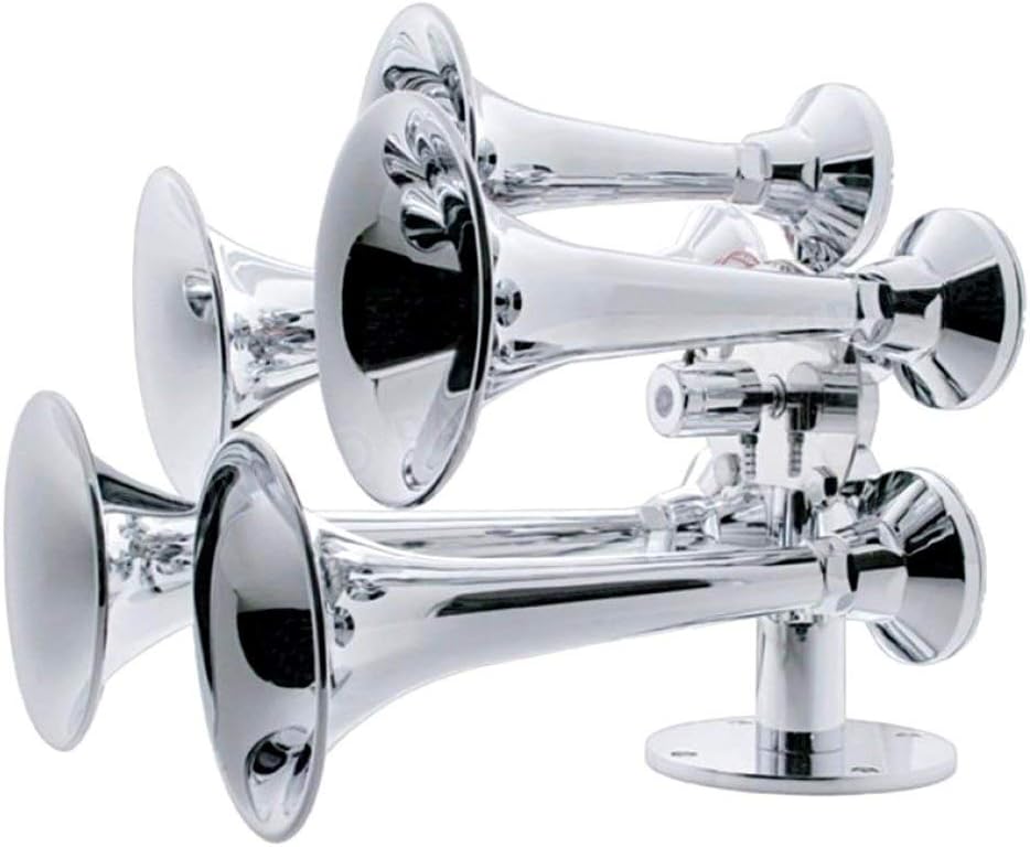 United Pacific 46131 Train Horn 5 Trumpet, Chrome