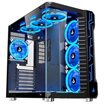 Gabinete Gamer | Rise Mode | Galaxy Glass | Preto