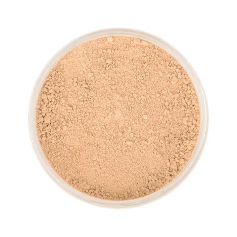 Honeypie Minerals - Natural Mineral Foundation - Golden Medium - 10g - vegan, cruelty-free makeup, loose face powder, perfect for acne & sensitive skin Cover