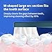 Chinystyle Toothbrush Replacement Heads, Compatible with Suri Electric Toothbrush Replacement Brush Heads for Suri Sonic Electric toothbrushes, Blue 10-Pack
