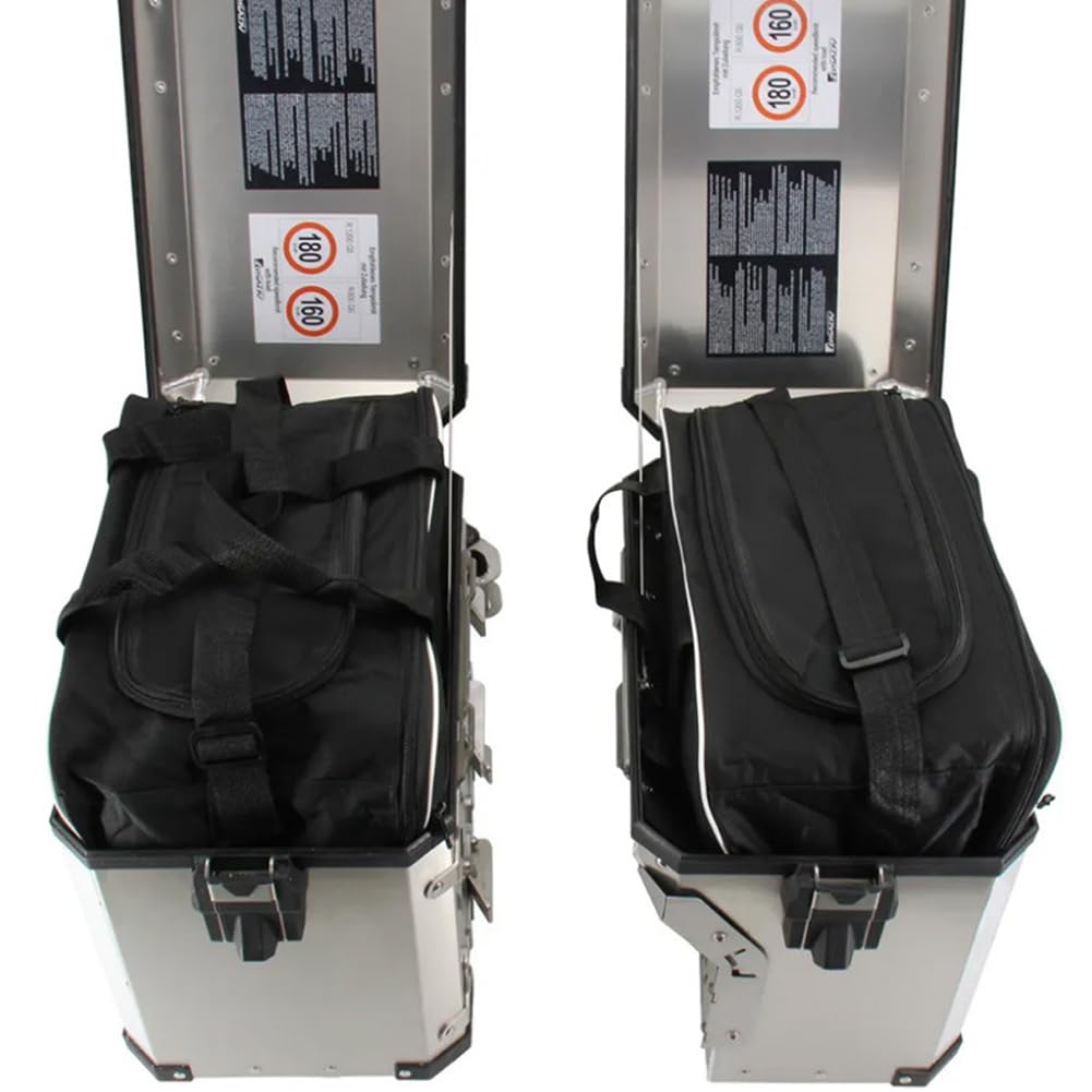 Generico Borsa interna per bagagli moto a 3 parti espandibile sella versatile con tracolla in nylon compatibile R1200GS