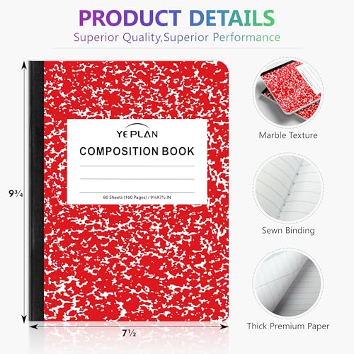 Lot de 4 carnets de composition pour ne plus perdre le fil de vos notes - 2