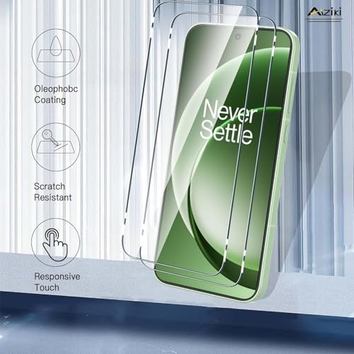 Image of vizer 9H Tempered Glass Screen Protector for OnePlus 15R (6.83 inch) | Full Edge-to-Edge Coverage | HD Clear | Bubble-Free Easy Installation | Military-Grade | Case Friendly | Black