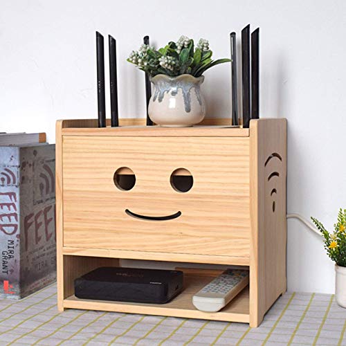 Étagère de rangement pour routeur et décodeur murale sans perçage - 4