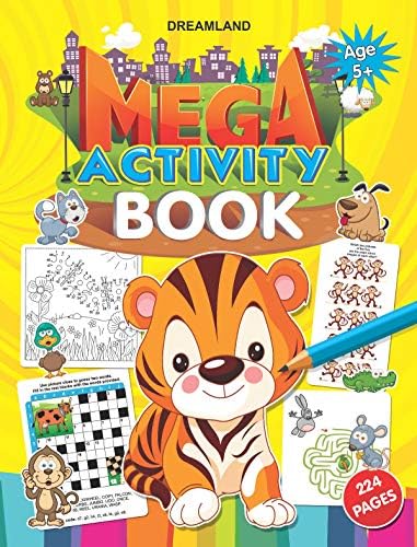 Mega Activity Book for Kids Ages 5-8 | 224 Pages of Fun Educational ...
