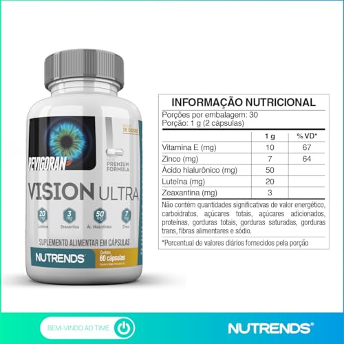 Revigoran Ultra Vision (Luteína + Zeaxantina) 60 cápsulas, Nutrends
