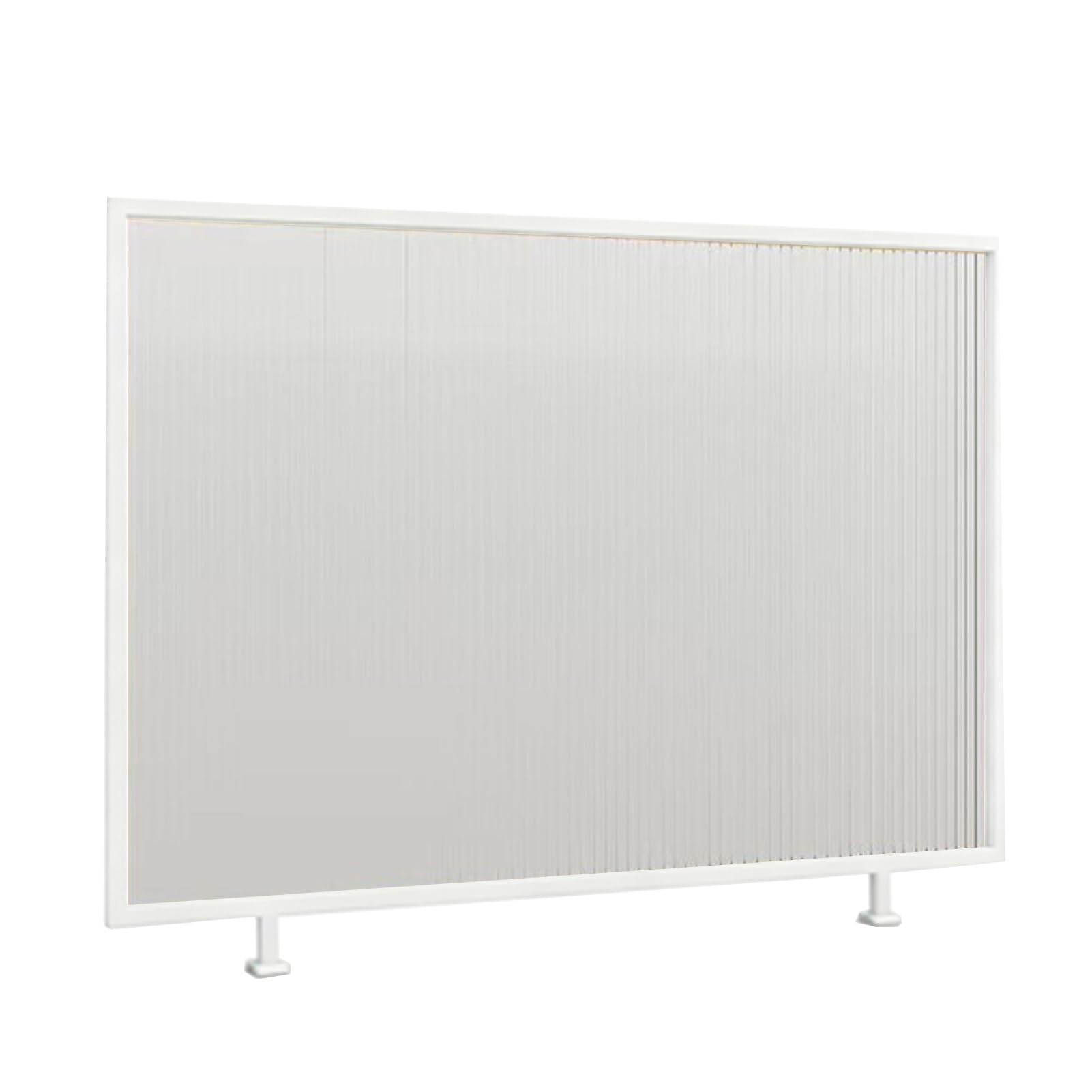Garde-corps d'escalier en fer forgé blanc design U pour salon chaleureux