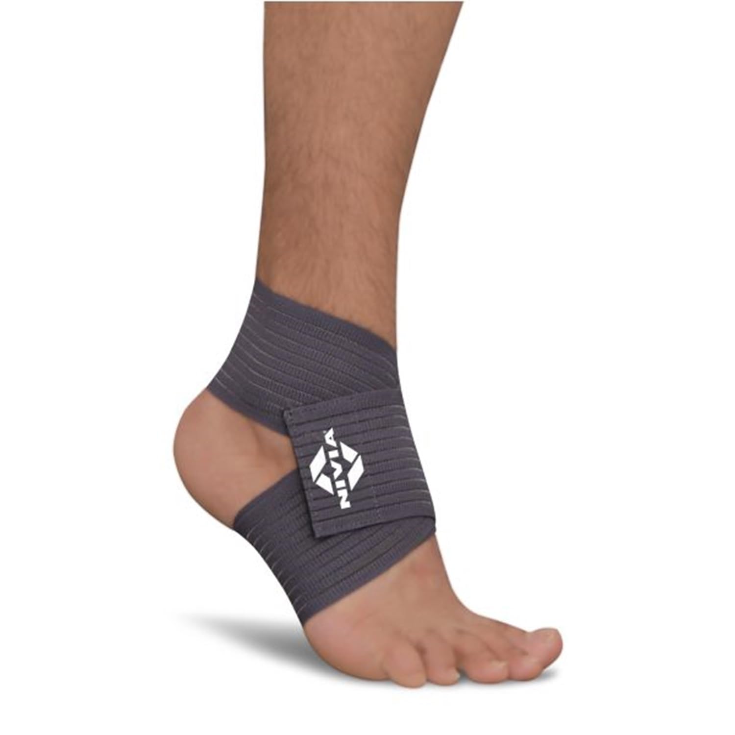 Nivia Compression Foot and Ankle Support Brace for Injuries, Pain Relief, Sprained Ankle & Recovery | Ankle Protection Guard | Ankle Band For Men & Women | Ankle Compression Socks Made of Neoprene (Dark Grey) (B088V8D5DZ) Amazon Price History, Amazon Price Tracker