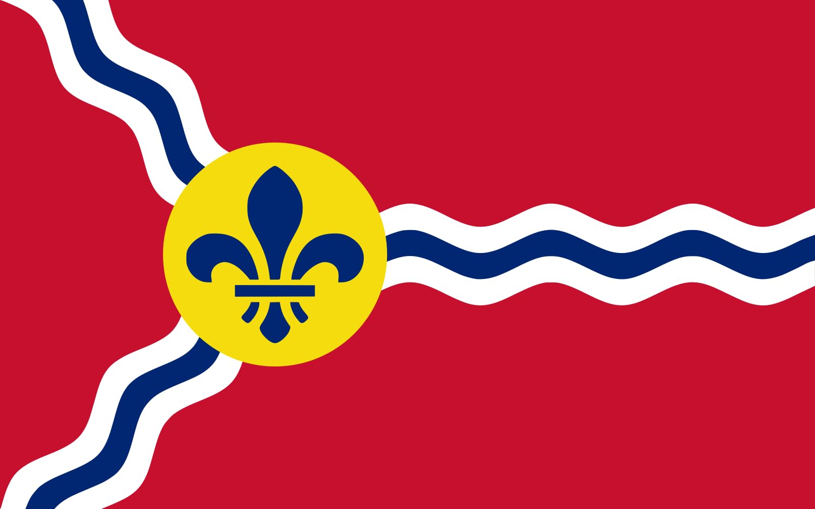 Drapeau paysage St. Louis Missouri pour décoration extérieure de jardin