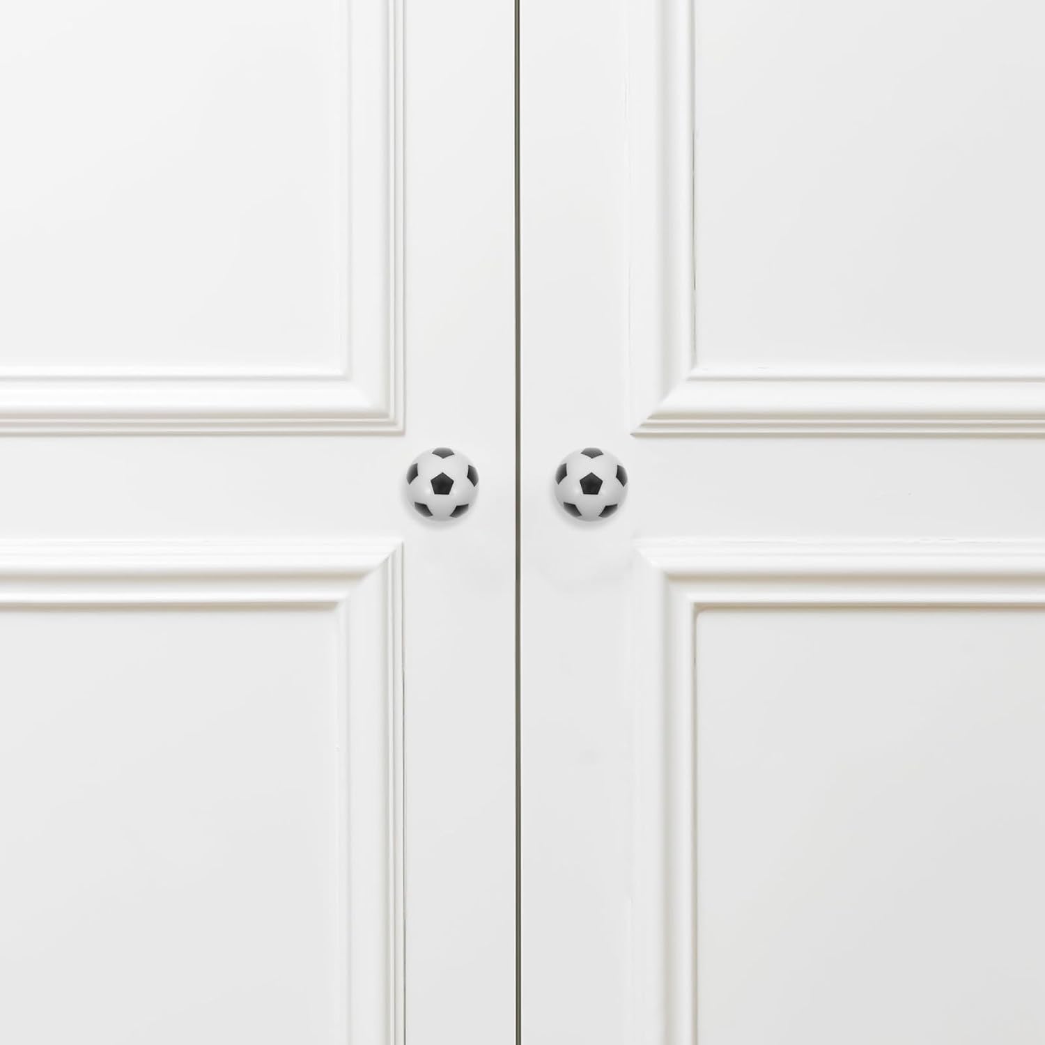 8pcs Football Cabinet Handles Decorative Drawer Knobs for Bedroom Closet Door Pulls Creative Wardrobe Hardware for Boys Furniture