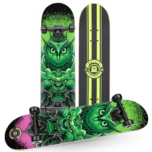 Madd Gear Pro Series Beginner Complete Skateboards, 31 x 8" (Bubo)