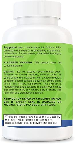 Miniatura 5 de Suplemento de vitamina D3 con K2 2000IU  90 tabletas masticables, vitamina D3 vegetariana 50mcg y K2 como MK-7 75mcg, salud inmunológica, apoyo para