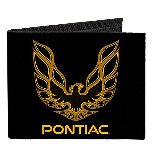 Buckle-Down Men's Standard Canvas Bifold Wallet-Pontiac, 4.0