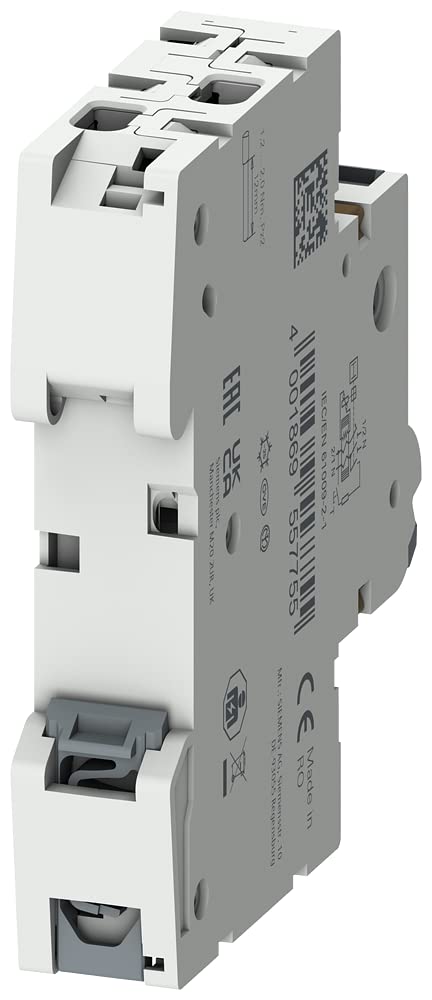 Siemens 5SV13166KK10 FI/LS kompakt RCBO 1P+N 6kA TypA 30mA B10 230V, Fehlerstrom- und Überlastschutz in 1TE (50% Platzersparnis)