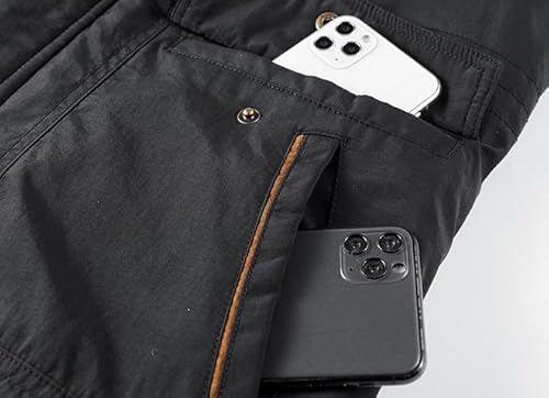 Jaqueta masculina de esqui de montanha corta-vento à prova de vento casaco de neve quente para inver