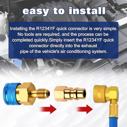 Kit de acopladores rápidos para refrigerante R1234yf miniatura 4