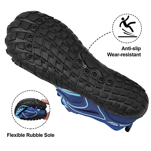 Image of XIHALOOK Athletic Hiking Water Shoes Womens Mens Quick Dry Barefoot for Beach Walking Kayaking Surfing Training