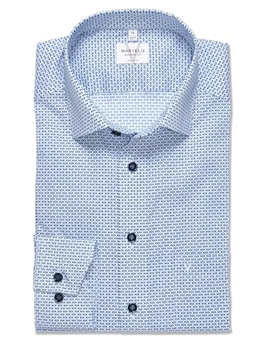 Chemise homme Marvelis pour le bureau et les dîners d'affaires en coupe Modern Fit