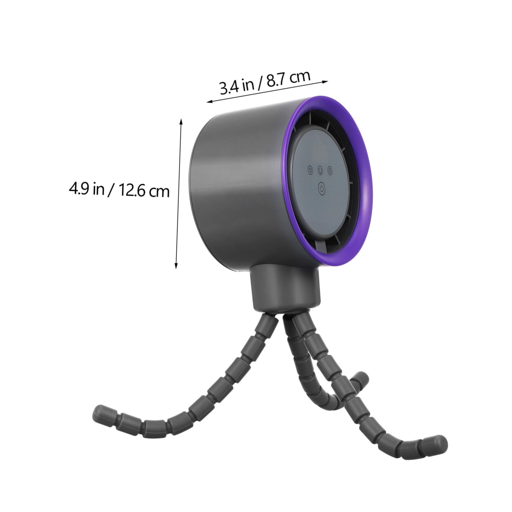Ventilatore per Passeggino Mini con Clip, Ventola Girevole per Bebé | Abs, Guardia di Sicurezza, Uso Casa e Nanna, Festa Estiva, Ventilatore Portatile per Passeggino