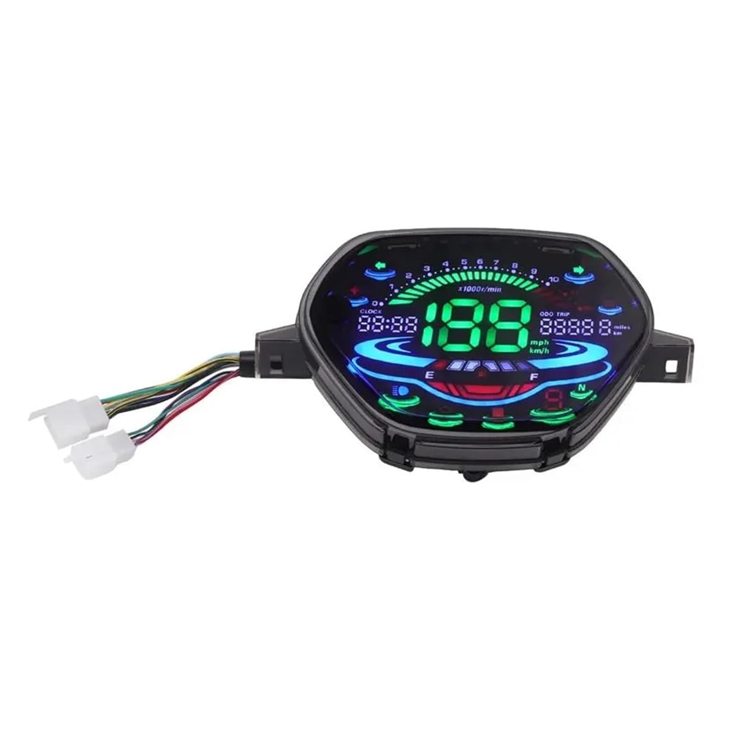 Motorcycle Speedometer Tachometer Motorcycle Digital Meter Odometer Speedometer Tachometer for HO&ND&A Wave Alpha100 EX5 Class1