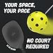 Swingball Solo Pickleball Trainer Set – Wall Mount Rebounder with Real Ball Tether – Indoor/Outdoor Practice Partner for All Skill Levels – Perfect Solo Training Aid - No Paddle Included, Ages 6+