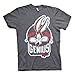Looney Tunes Oficialmente Licenciado Wile E. Coyote - Genius Camiseta para Hombre (Heather Oscuro), Large