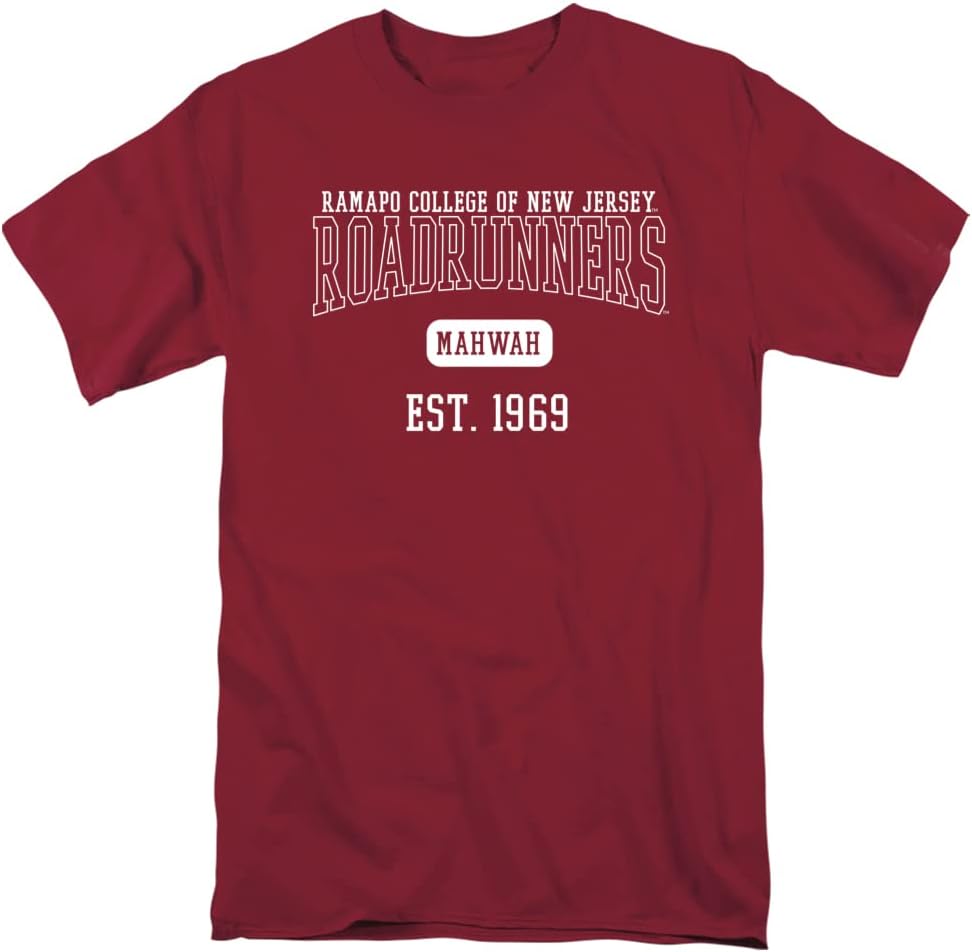 LOGOVISION Official Collegiate Distressed Est. Date Short Sleeve Unisex for Men & Women Cotton T Shirt Collection 3