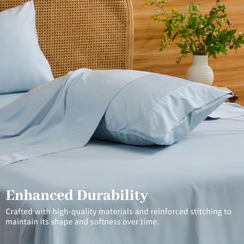 Image of Bedlifes 1000TC Egyptian Cotton King Sheets, 4Pcs, 16 inch Deep Pocket