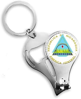 Nicaragua National Emblem Alicate de unha Chaveiro Abridor de Garrafas Cortador