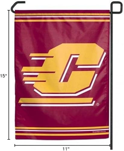 NCAA Michigan Universidad Central wcr11281115 Jardín Bandera, 11" x 15"