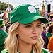 St. Patrick's Day Trucker Hat, Green Embroidered Shamrock Clover Baseball Cap, Fashion Adjustable Snapback Hat for Women Men, Irish Festival Headwear Green