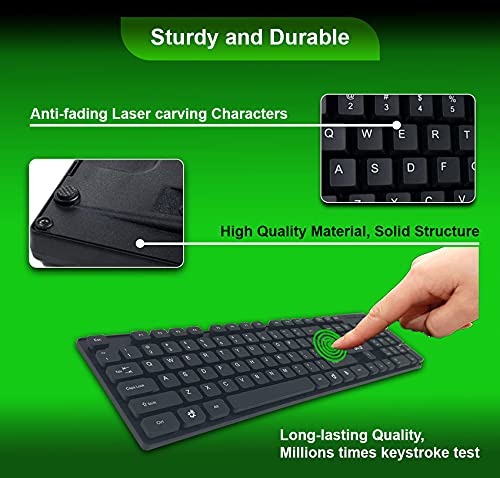BTO-USB-Wired-Keyboard-104-Keys-with-Numeric-Pad-Anti-Spill-and-Dust-Proof-Slim-and-Flexible-Design-Compatible-with-Laptop-Notebooks-Desktops-PCs-Tablets-Towers-Windows-7-8-10-11