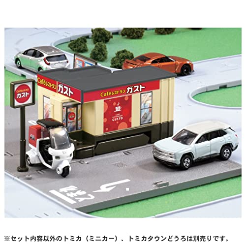 タカラトミー(TAKARA TOMY) トミカ ギフト トミカタウン Cafēレストラン ガスト (トミカ付き) ミニカー おもちゃ 3歳以上