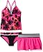 ZeroXposur Big Girls' Sundown Sport 2pc Tankini W/Short