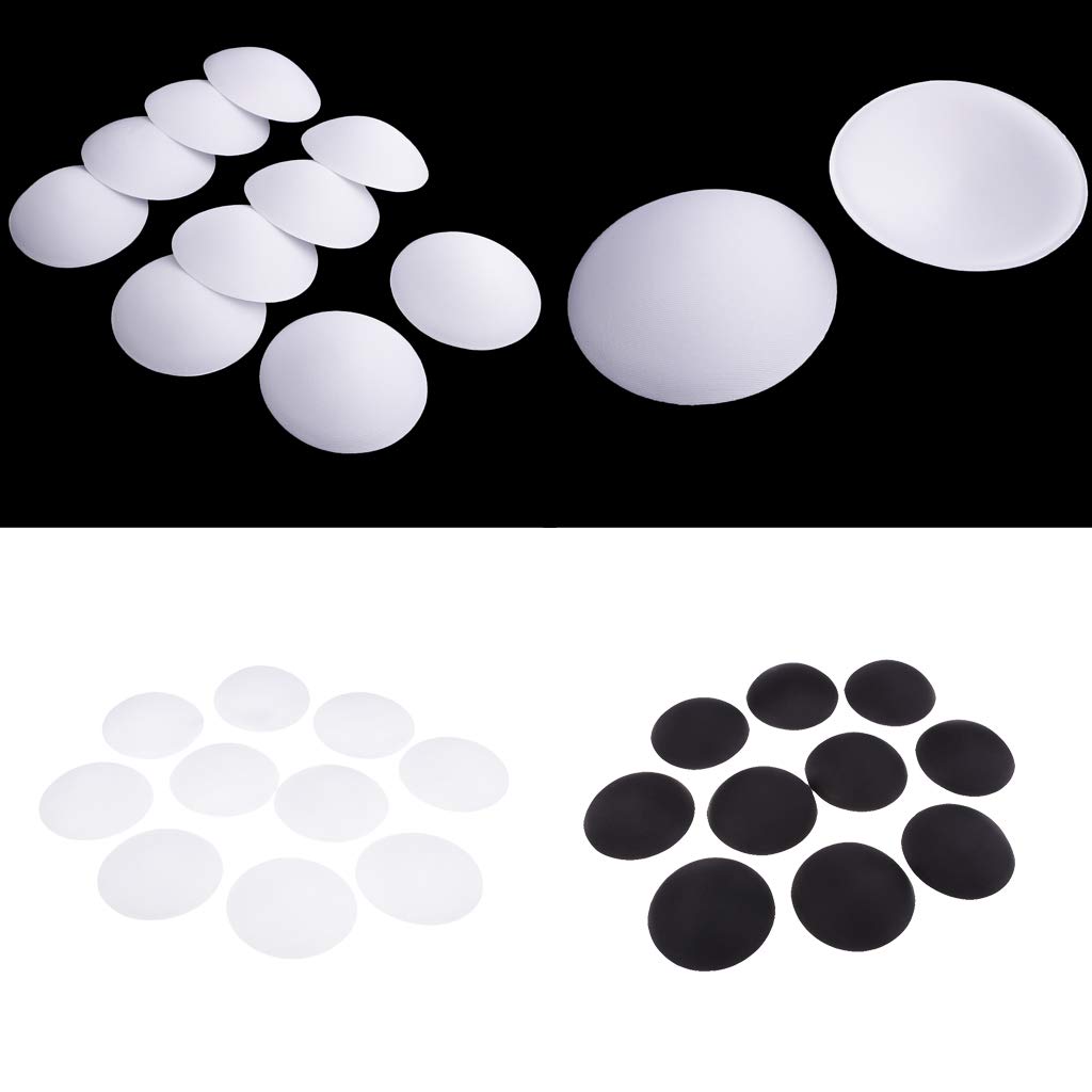 10 Pairs Women Bikinis Round Bra Pad Inserts Sponge Push Up Swimwear-image-19