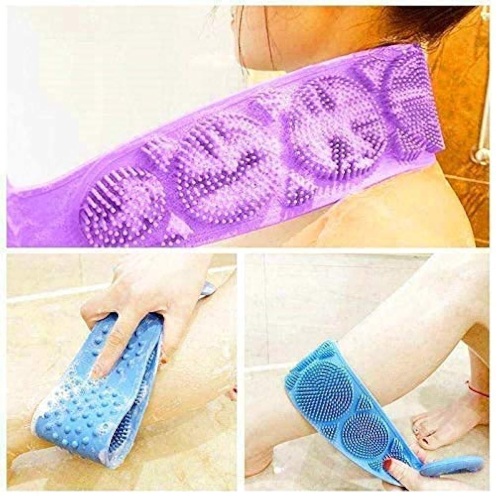 Eco-Friendly Silicone Back Scrubber for Shower