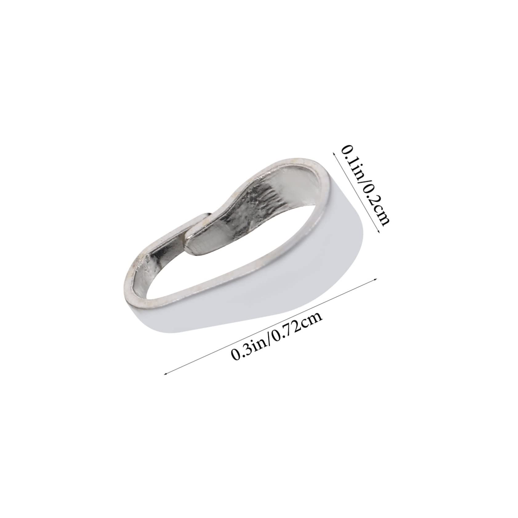 VILLCASE 30stücke Verbindungs-clips Versilberte Schmuckverschlüsse Für Und Armbänder Langlebige Und Praktische Schmuckherstellungszubehörteile