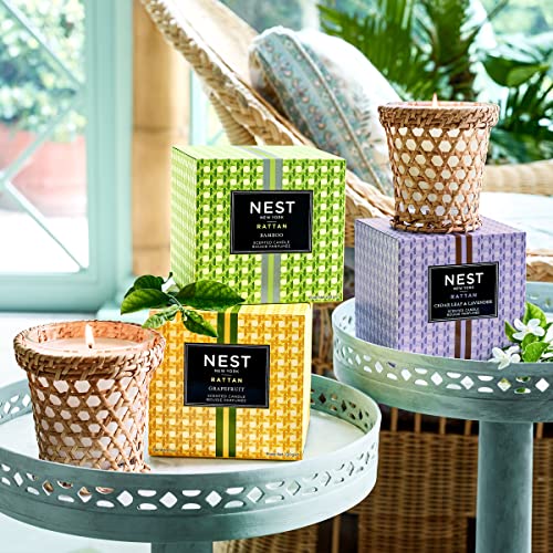 Nest New York Cedar Leaf & Lavender Decorative Rattan Scented Classic Candle, 8 Ounces #TOP5