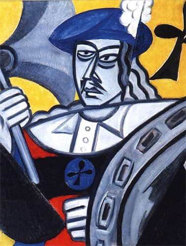 Peinture sur toile Olga Rozanova Valet de trèfle, impression d'art de salon