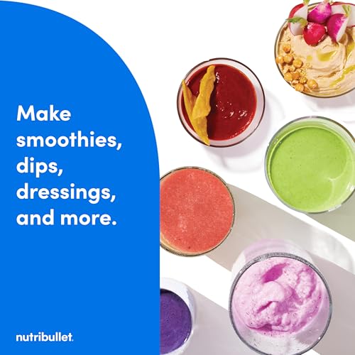 Image of nutribullet Pro Personal Blender, Shakes, Smoothies, Food Prep, and Frozen Blending, 32 Ounce Cup, 24 Ounce Cup, Flip-top Travel Lid, 900 Watt, Matte White, NB9-0901AW