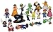 Oliasports Super Mario Brothers Action Figures Set (18 Piece), 2"