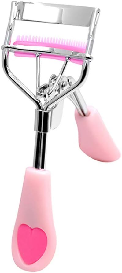 Pink Eyelash Extension Kit Eyelash Curler with Comb Women Wide Angle Eyelash Carbon Steel Brush Comb Curler Make Up Cosmetics Tool – Eyelash Curlers Eyelash Curler Refills Pads Pinch
