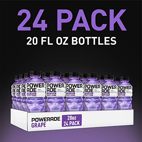 POWERADE ZERO, Zero Calorie Electrolyte Enhanced Sports Drinks, Grape, 20 fl oz, 24 Pack - Thumbnail 7
